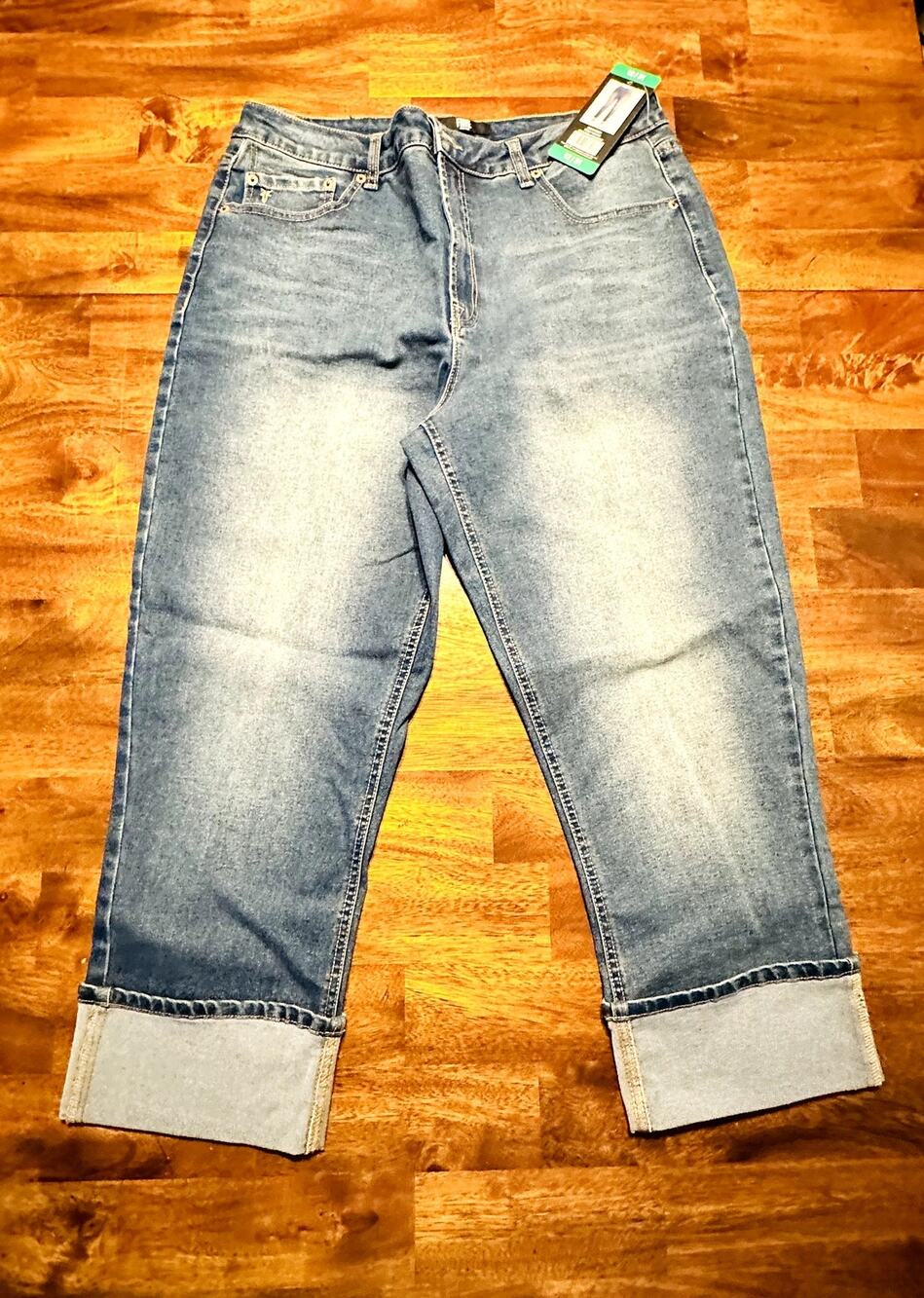 Frye Jeans Womens 12 31 High Rise 67% Cotton 31% Polyester 2% Spandex Cuffed